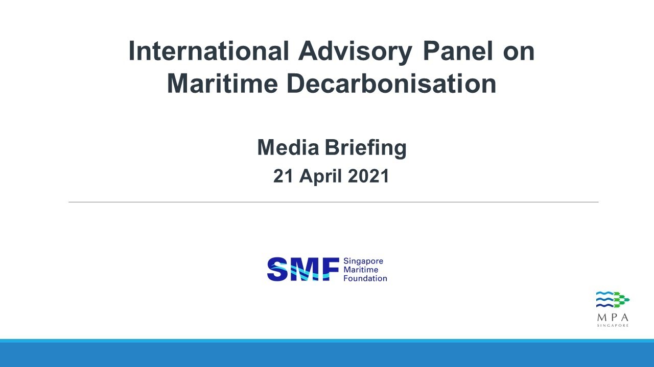 International Advisory Panel on Maritime Decarbonisation: Media Briefing